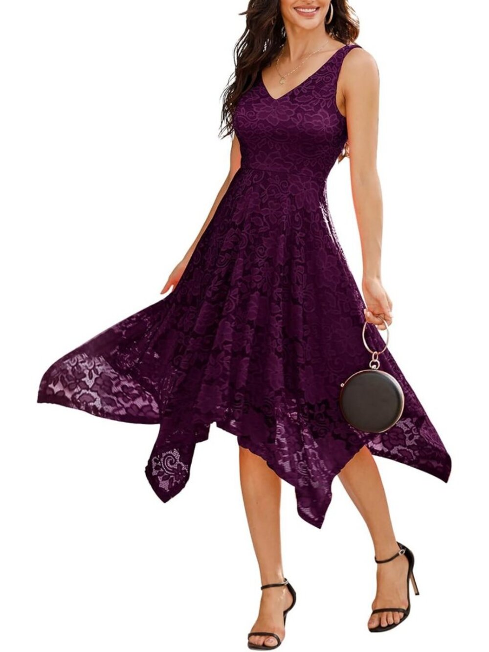 Elegant Lace Cocktail Dress | Formal Wedding Guest Dress | Perfect for Parties